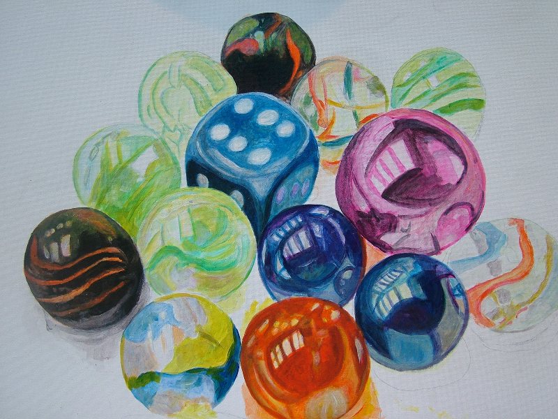 Marbles and dice