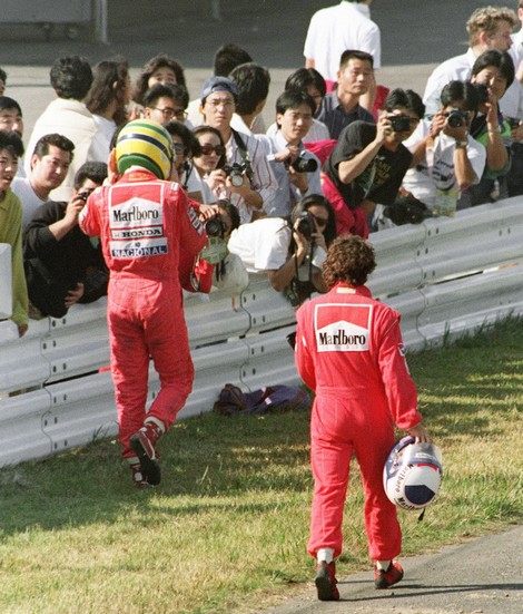 Senna-Prost-Suzuka-1990-2 - Pauls (Mini) Art